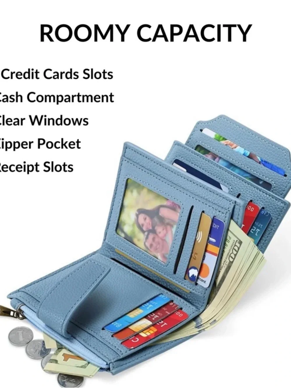 Emmafy RFID Wallet – Black or Brown – Brand New